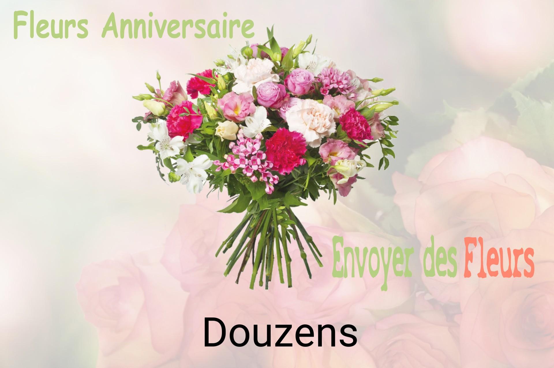 Bouquet de fleurs d’anniversaire livré à Douzens