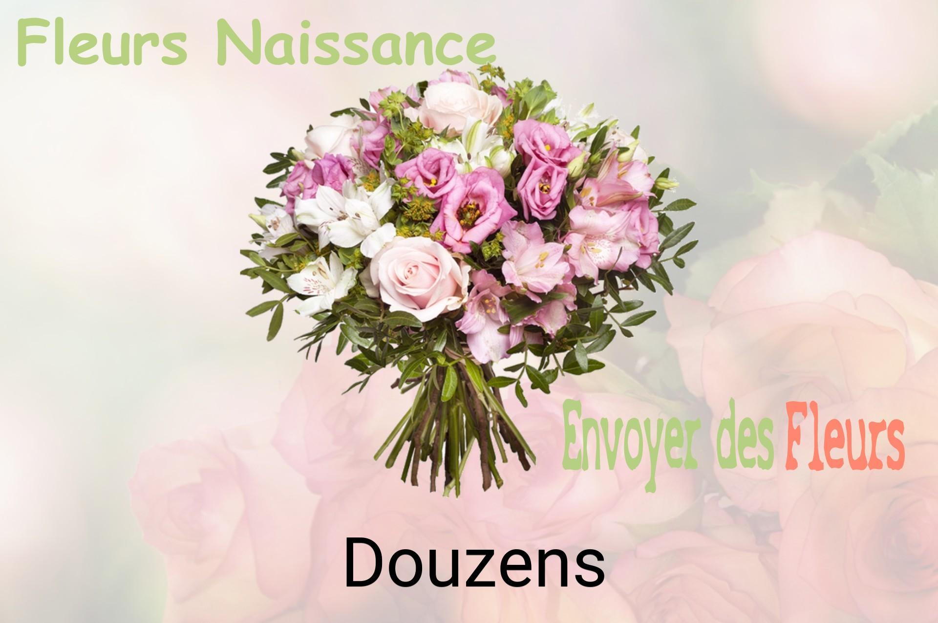 Bouquet de fleurs de naissance livré à Douzens